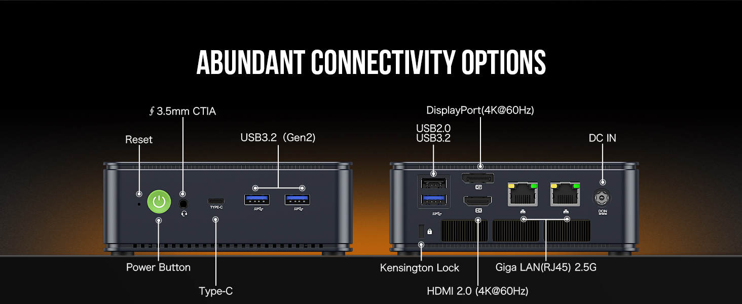 AMD Ryzen 5 6600H Mini PC--NucBox M6