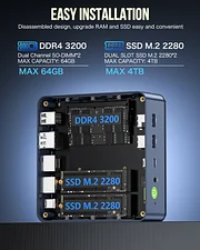 AMD Ryzen 7 5825U Mini PC--NucBox M5 Plus