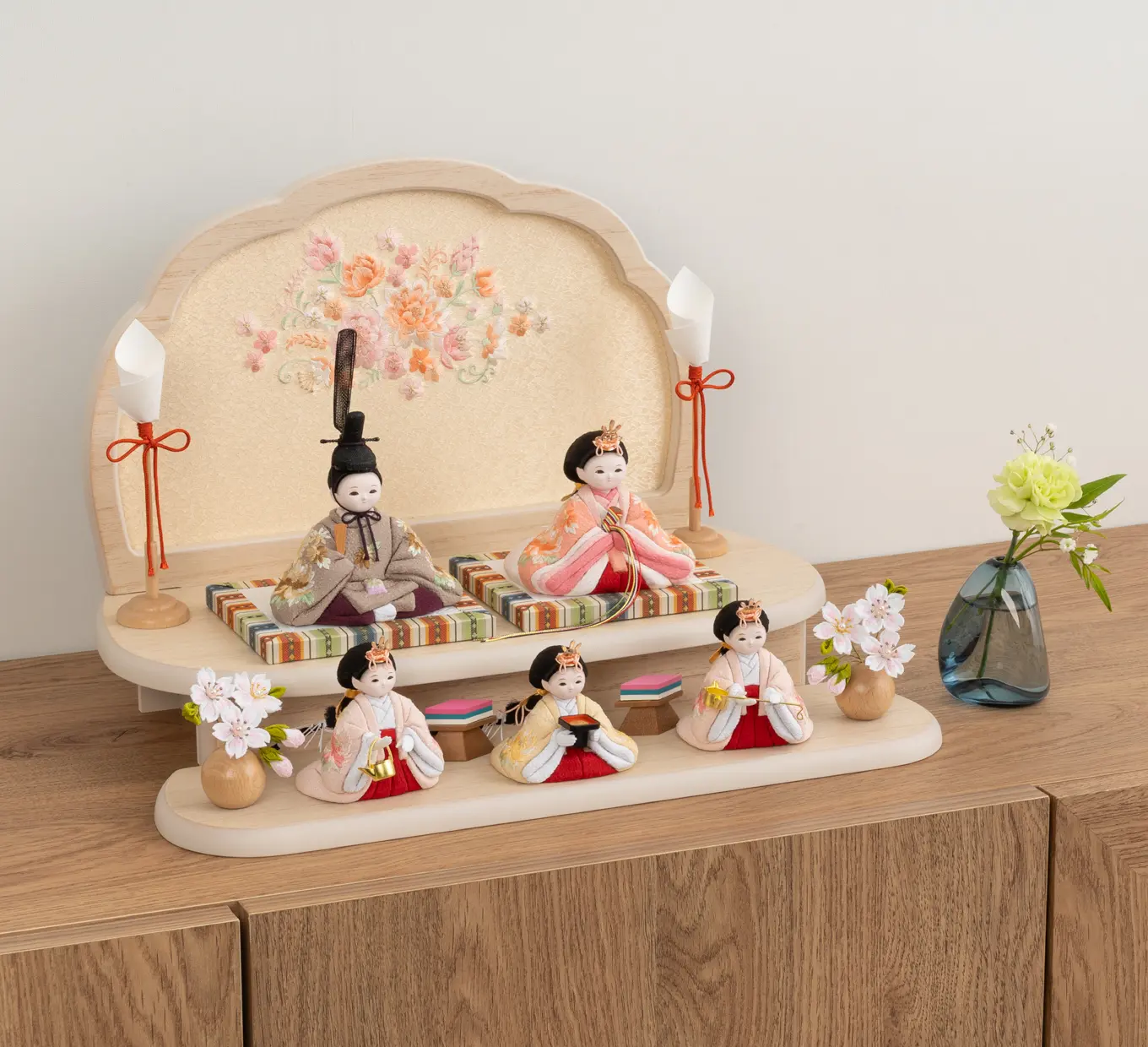 雛人形「あいあい 京刺繍・花相」｜雛人形の通販 ふらここ