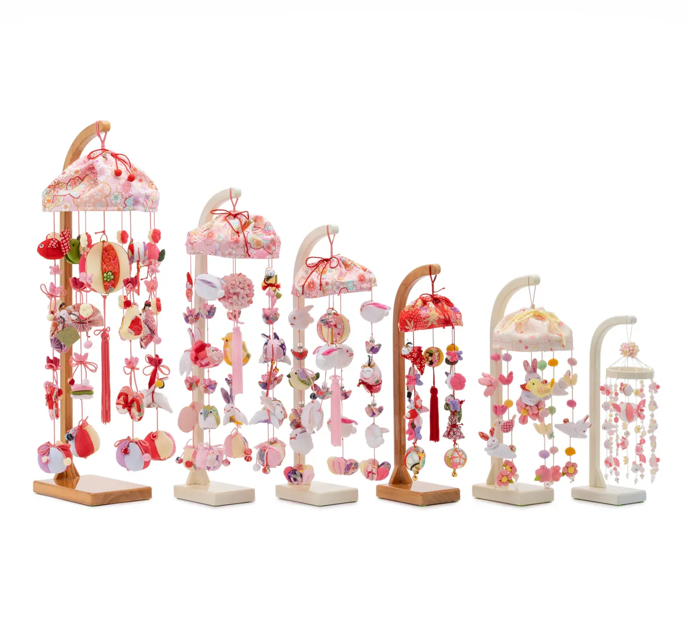 雛人形「つるし飾り『花の宴』」｜雛人形の通販 ふらここ