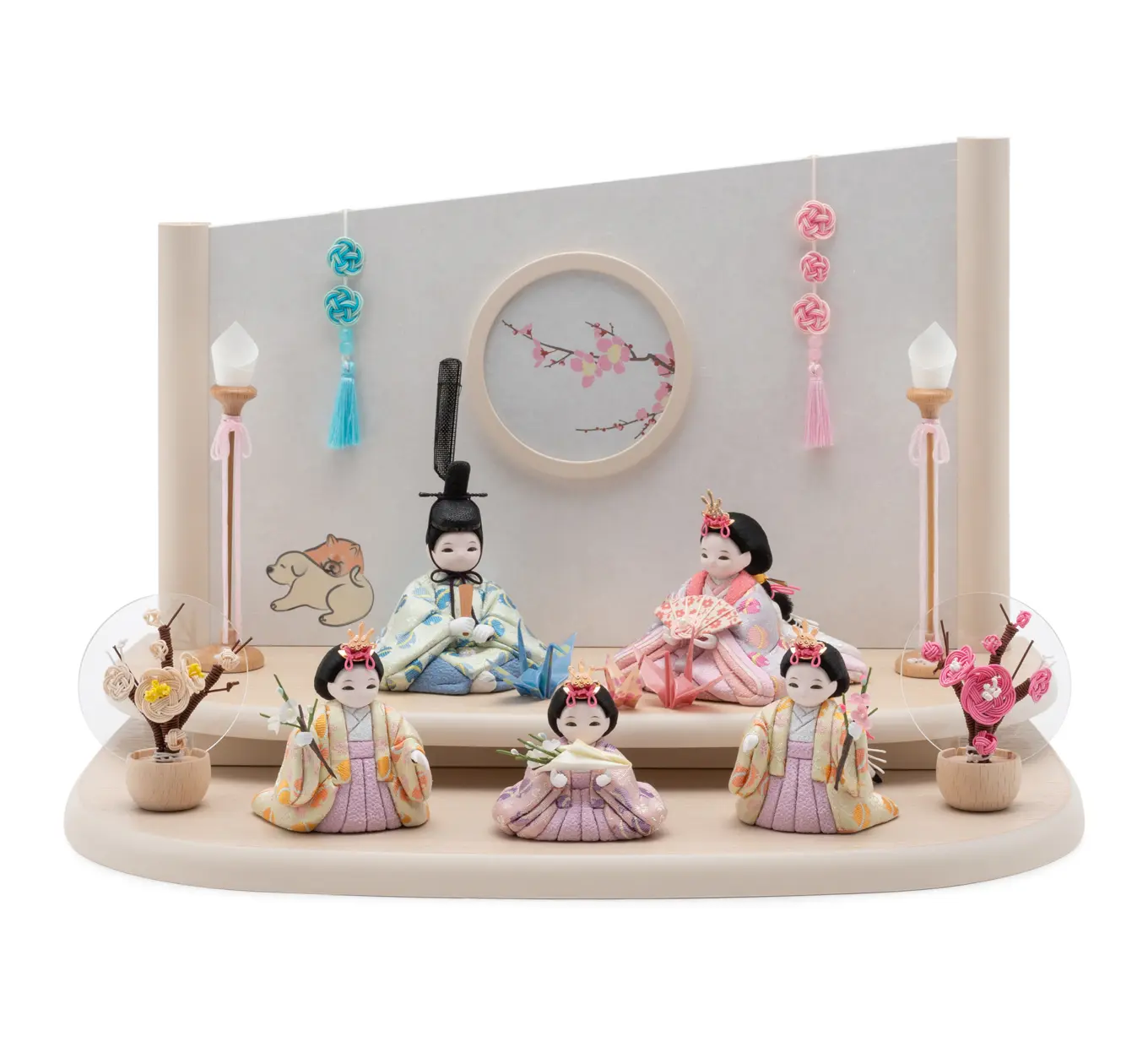 雛人形「れいれい 三人官女 鈴撫子」｜雛人形の通販 ふらここ