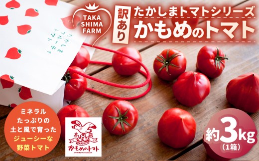 訳あり】 たかしまトマトシリーズ 【糖度6度以上】 「かもめのトマト