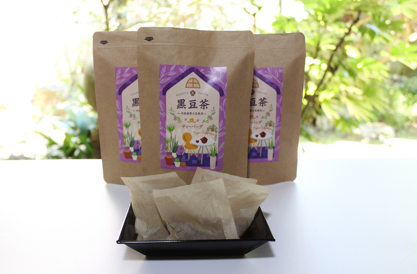 黒豆茶（ティーバッグ10g×12個入り）3袋セット≪丹波黒大豆使用≫ ノン
