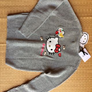 Nina mew - ニーナミュウ Ninamew キティ クロスステッチカーディガン