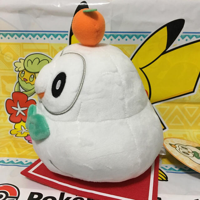 ポケモン - ポケモンセンターオリジナル ぬいぐるみ モクロー鏡餅の