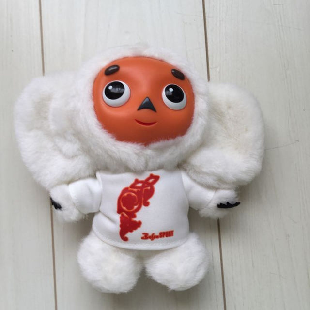 新品]オリンピック 白い チェブラーシカ ぬいぐるみ Mの通販 by