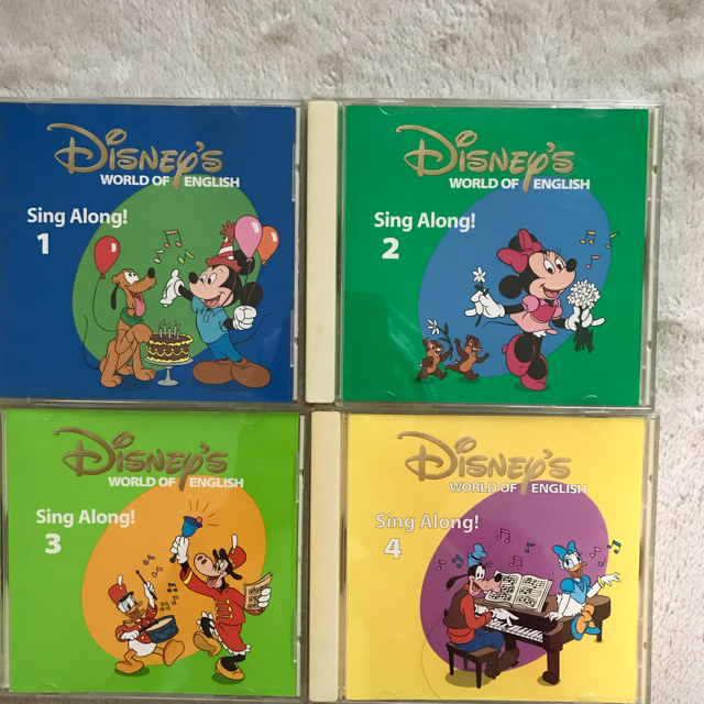 Disney - ワールドファミリー sing along CD 4枚の通販 by TOTTOKO's