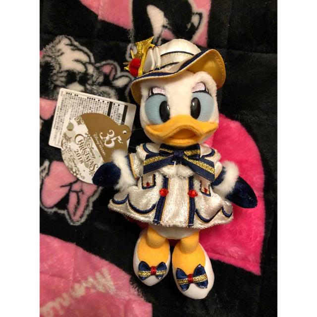 Disney - イッツクリスマスタイム デイジーダック ぬいぐるみバッジの