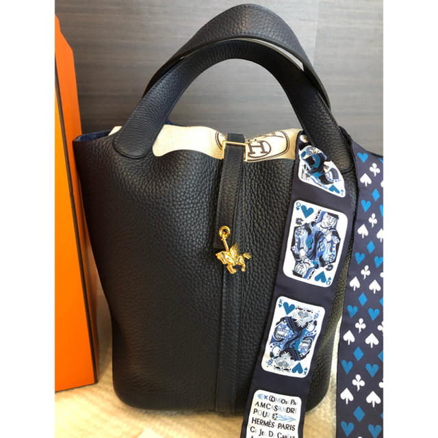 HERMES - 専用【ほぼ新品】エルメス ピコタン ロック MM ブルーニュイ