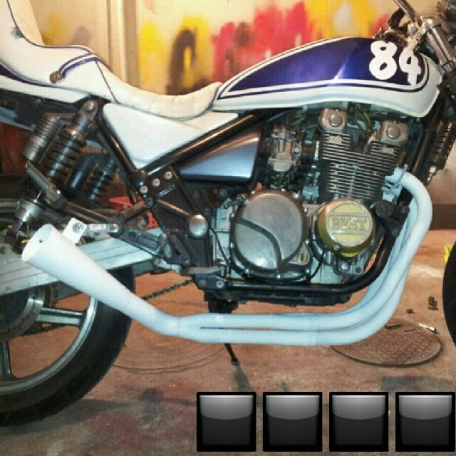 ゼファー メガホン ヤシメガ マフラー ⚫ブラック⚫の通販 by s's shop