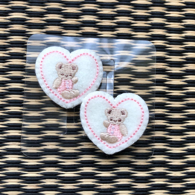 familiar - ファミリア ベビー髪飾り ヘアクリップ マジックテープ 髪