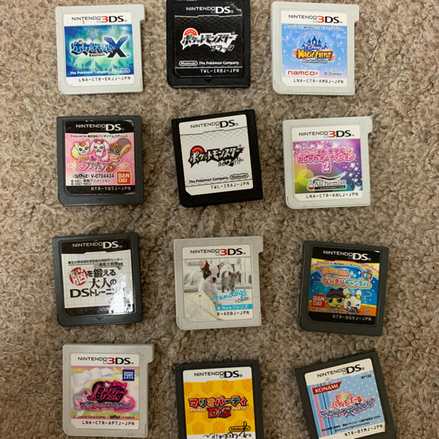 ポケットモンスターシリーズ 3DS、DSソフト 9本セット ソフトのみ DS