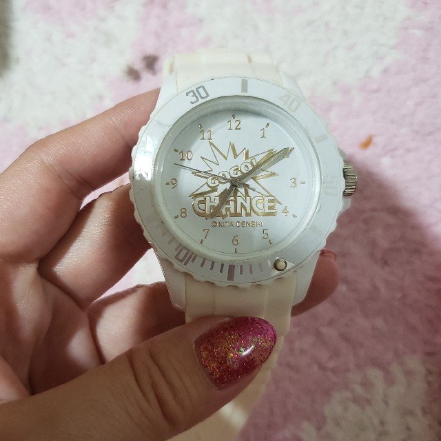 北電子 - ジャグラー腕時計白の通販 by ユカリ♡'s shop｜キタデンシ