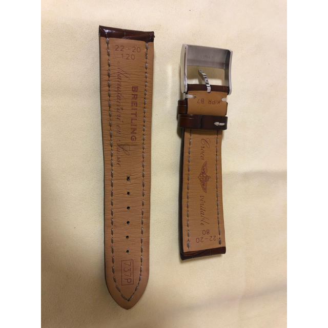 BREITLING - ブライトリング クロコストラップ 純正 22mmの通販 by