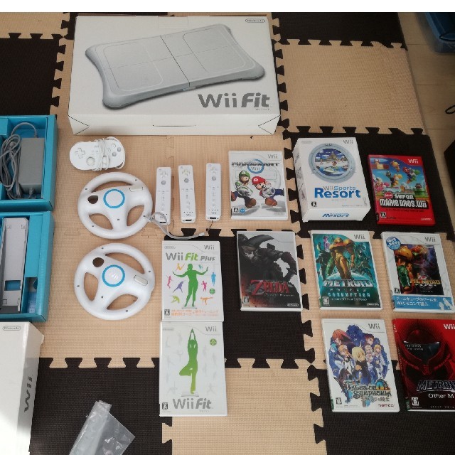 Wii - Wii 本体、Wii fit、マリオカート、その他ソフトの通販 by 闘将