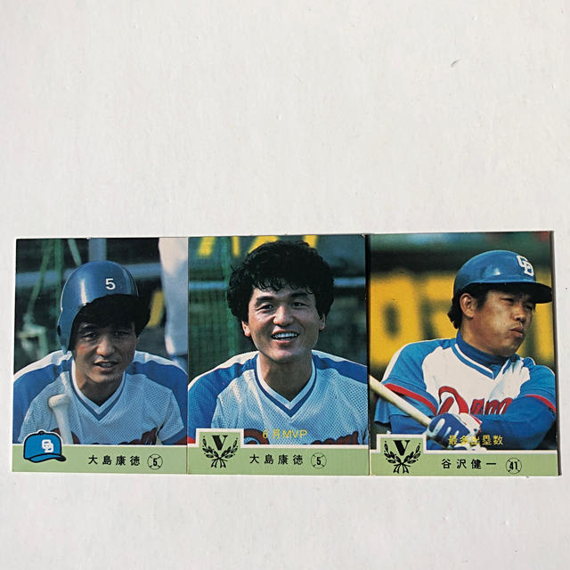 中日ドラゴンズ - 中日1984年【カルビープロ野球チップス】大島康徳2