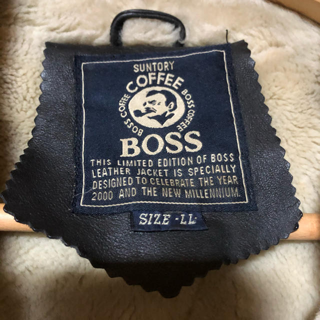 BOSS - サントリーボスジャン2000年限定モデル☘️レザーフライト