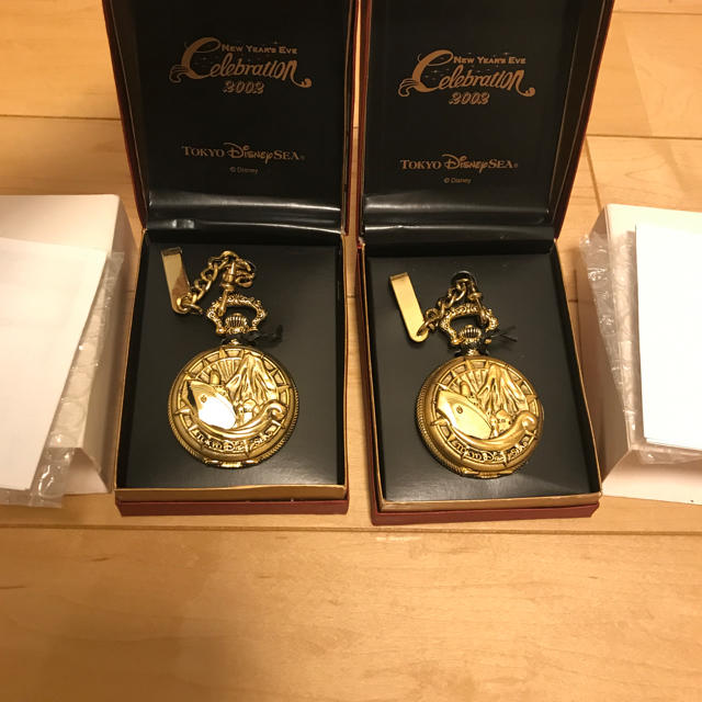 Disney - 2個セット☆ディズニーシー カウントダウン 非売品懐中時計