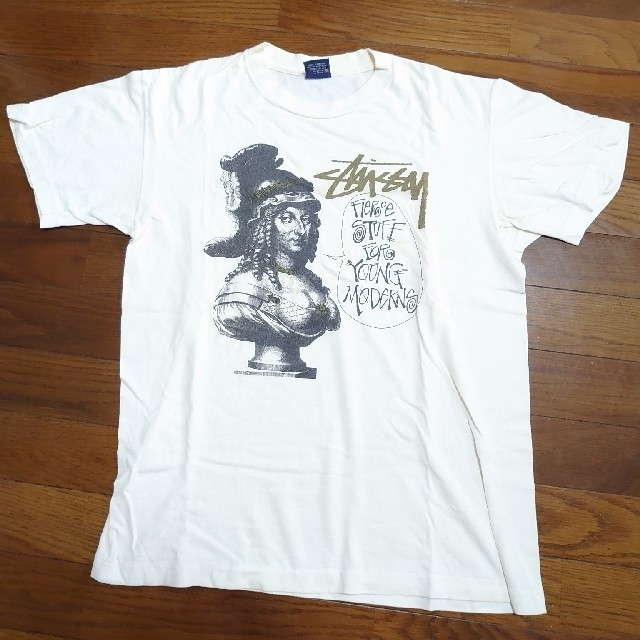 STUSSY - 激レア 紺タグ 90s Stussy Tee ラスタ 8ボール フォトTeeの