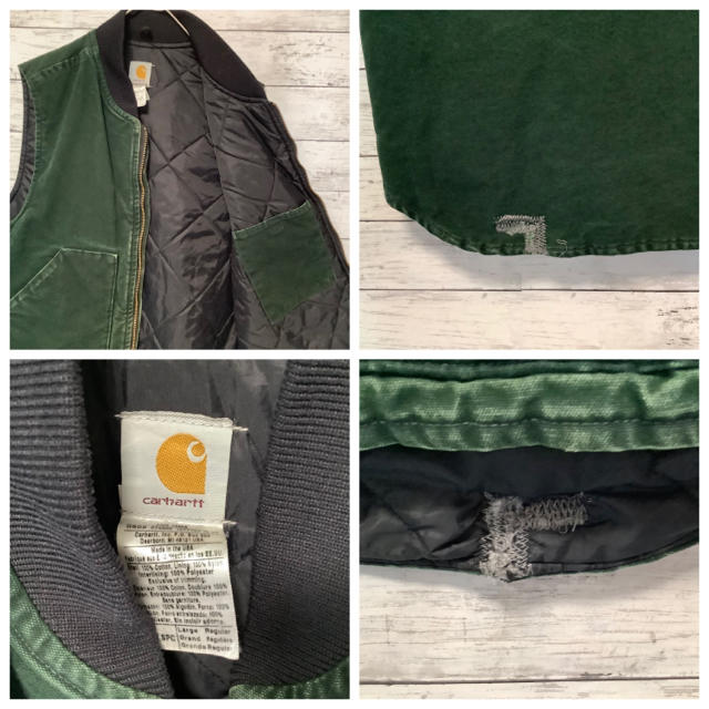 carhartt - [一点物][carhartt]90'sダックベスト グリーンの通販 by