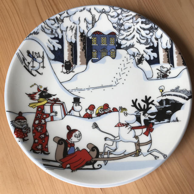 アラビア ムーミン クリスマスプレート 2002 ARABIA - 【値下げ