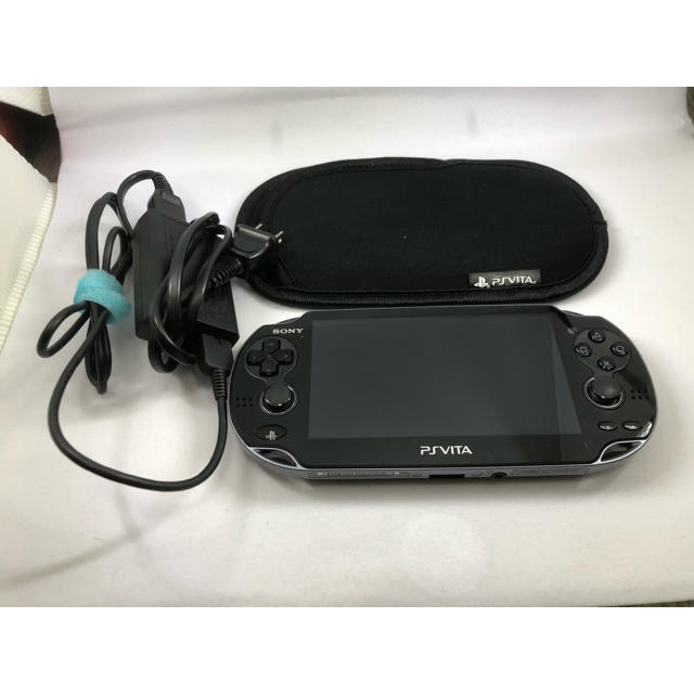 PlayStation Vita - ps vita 1000 ブラック 付属品（充電器と8GBの