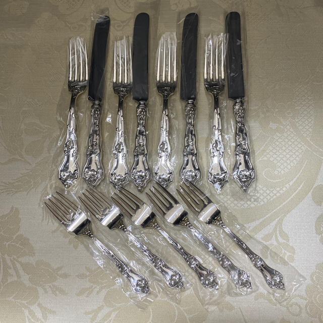 ピュイフォルカ／リード&バートン等】純銀カトラリー 7種16本