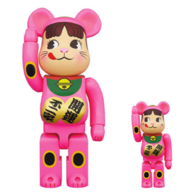 BE@RBRICK 招き猫 ペコちゃん 100% 400%