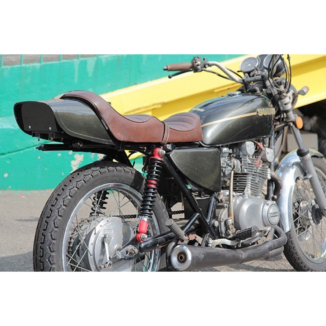 240】 当時仕様 325mm 細巻き リア サスペンション 赤 × 黒の通販 by