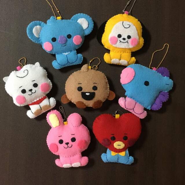 BT21 COOKY CHIMMY RJ TATAぬいぐるみキーホルダー の通販 by KOOK♪'s