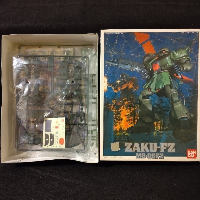 BANDAI - 旧キット 1/144 リックディアス ハイザック 百式 ザク改 説明