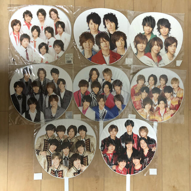 Hey!Say!JUMP 集合うちわ7本まとめ売り Hey!Say!JUMP Hey! Say! （山田 0