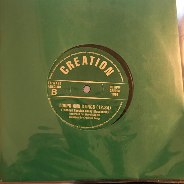 1998年 レア 7インチ レコード Teenage Fanclubの通販 by 一年の半分は