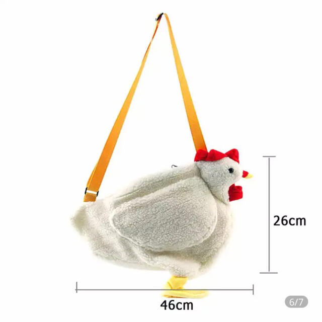 にわとりショルダーバッグの通販 by 21世紀恐竜｜ラクマ
