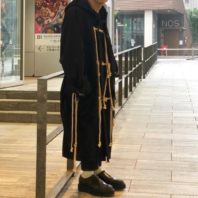 STUDIOUS - SUGARHILL CORDED DUFFLE COAT（BLACK）の通販 by RINN's