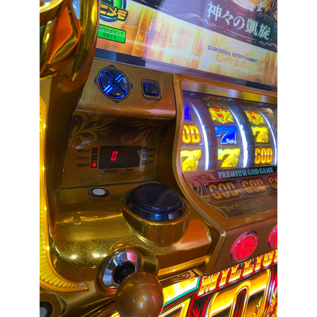ミリオンゴッド 神々の凱旋 凱旋 実機 コイン不要 送料込みの通販 by