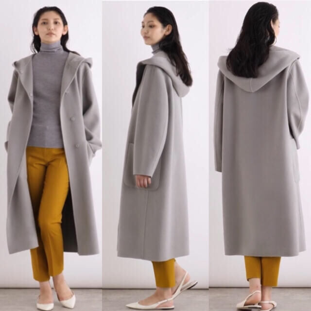 Theory luxe - theory luxe 20AW 完売 ロングフーディーコートの通販