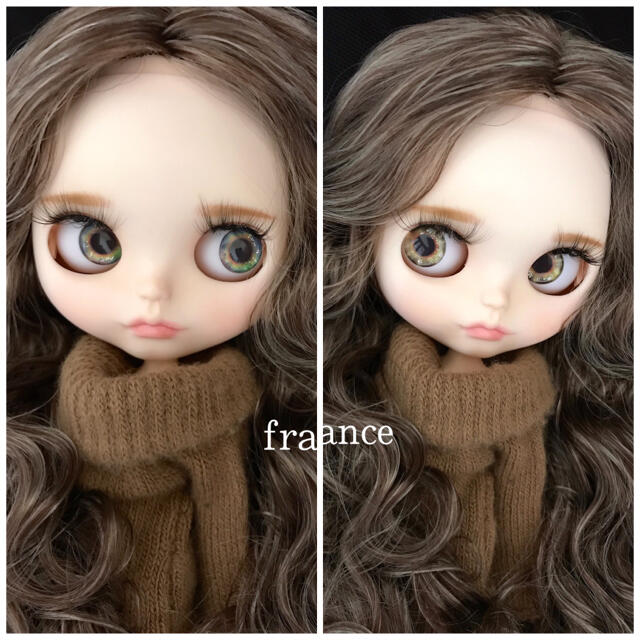 アイシードール カスタムドール ブライス 白肌 ブラウンmixの通販 by