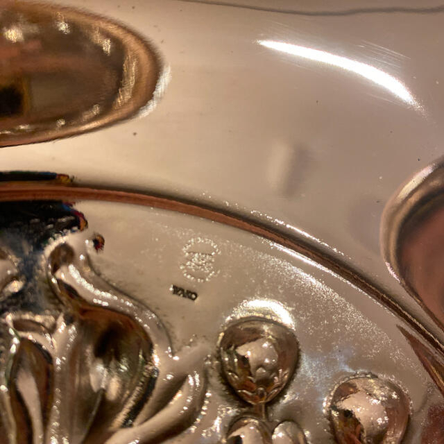 和光堂 - 銀座和光 WAKO ギリシャ製 銀仕上げ 足付きトレイの通販 by