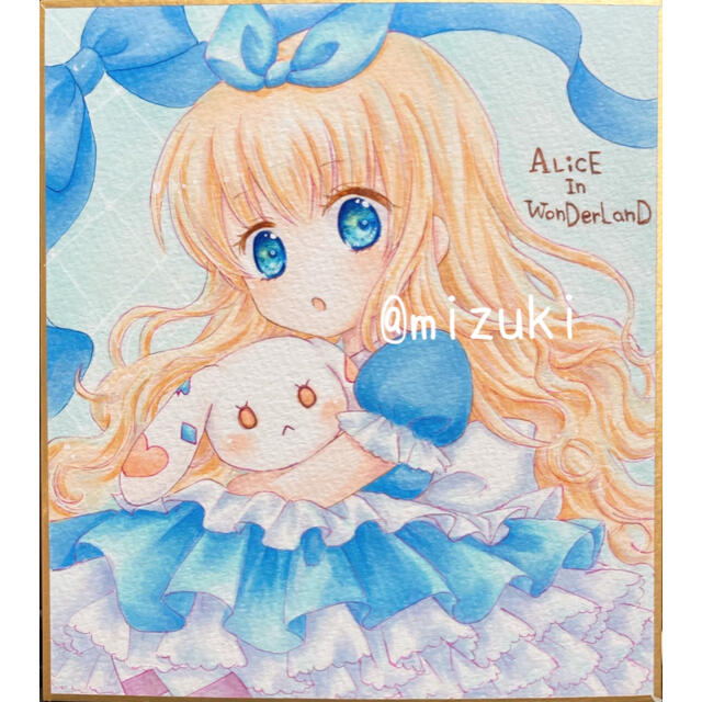 手描きイラスト 色紙 コピックの通販 by みずき's shop｜ラクマ