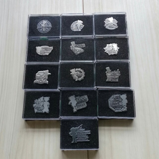 コナン 名探偵コナン ピンバッジ ピンズ セット 劇場版 映画 緋色の