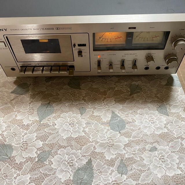 SONY - SONYカセットデッキTC-4300SDジャンクの通販 by ニャータ's