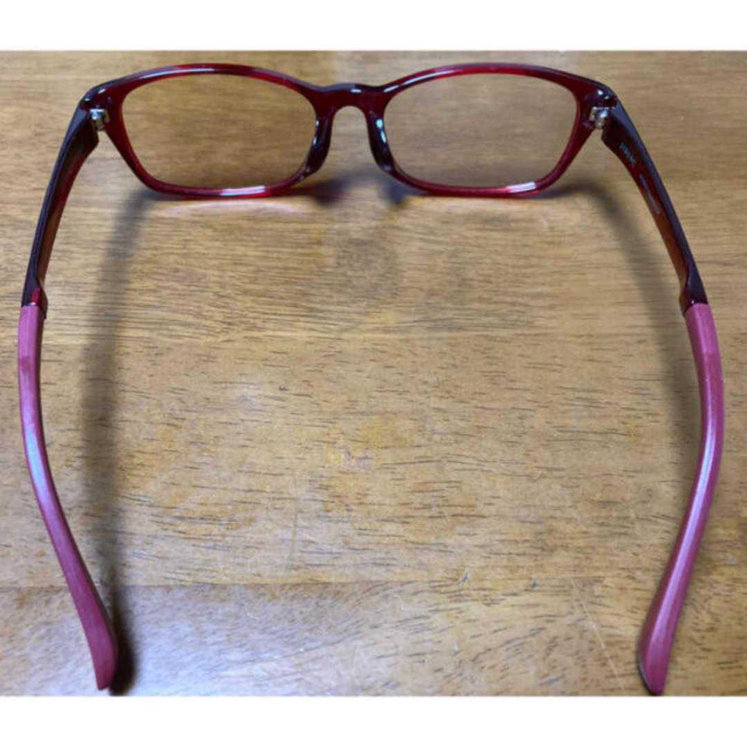 JINS - J!NS ブルーライトカット めがね 眼鏡 赤 PC パソコン スマホの
