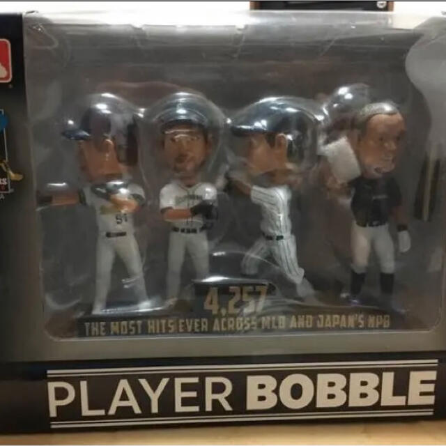 未展示品世界360個限定】イチローボブルヘッド4257安打達成記念