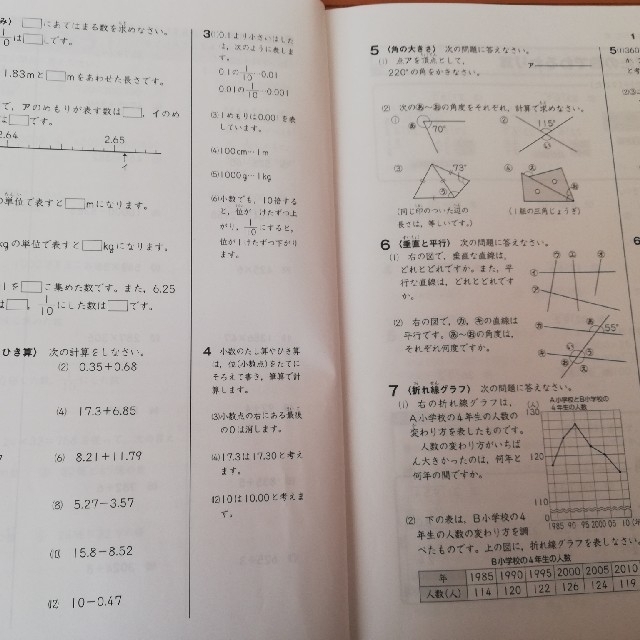 能開センター オリジナルテキスト 小4 コアウィンター 算数 国語 答え