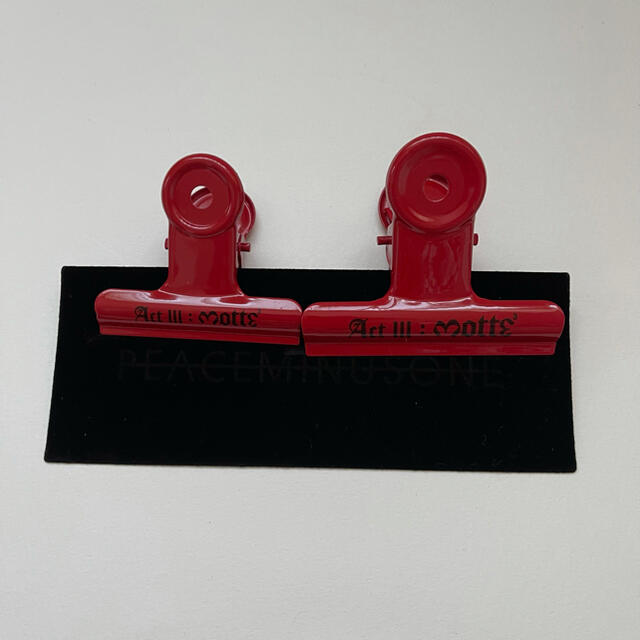 PEACEMINUSONE - -1様専用 peaceminusone クリップ ジヨン 赤 PMO