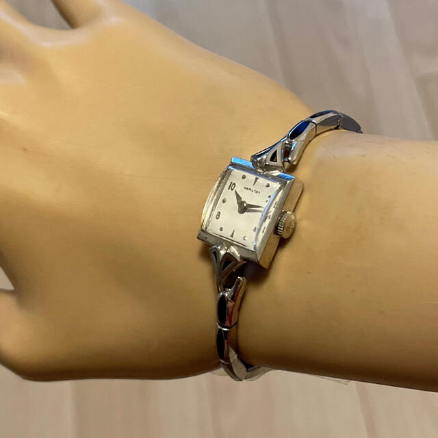 Hamilton - ハミルトン レディース アンティーク時計 10K GF金張り