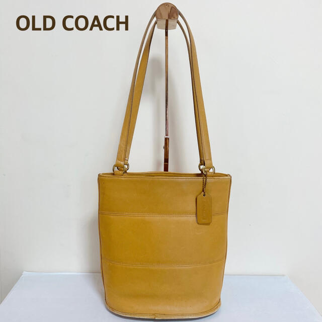 オールドコーチ COACH レザー トートバッグ キャメル H8D 9099の通販