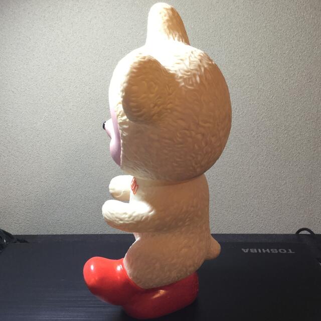 文明堂 カウンター用 店頭用カンカンベア ソフビ人形 大 非売品 レトロ