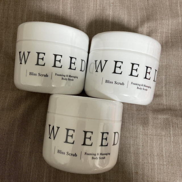 WEEED 3個セット WEEED ブリススクラブ 3つセット売り 3個セット 10%OFF